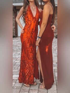 Red Sequin Evening Dress Amelia Couture Prom Formal Hot